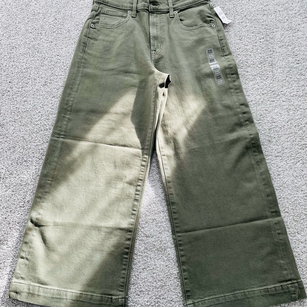 Gap High Rise Wide Leg Jeans